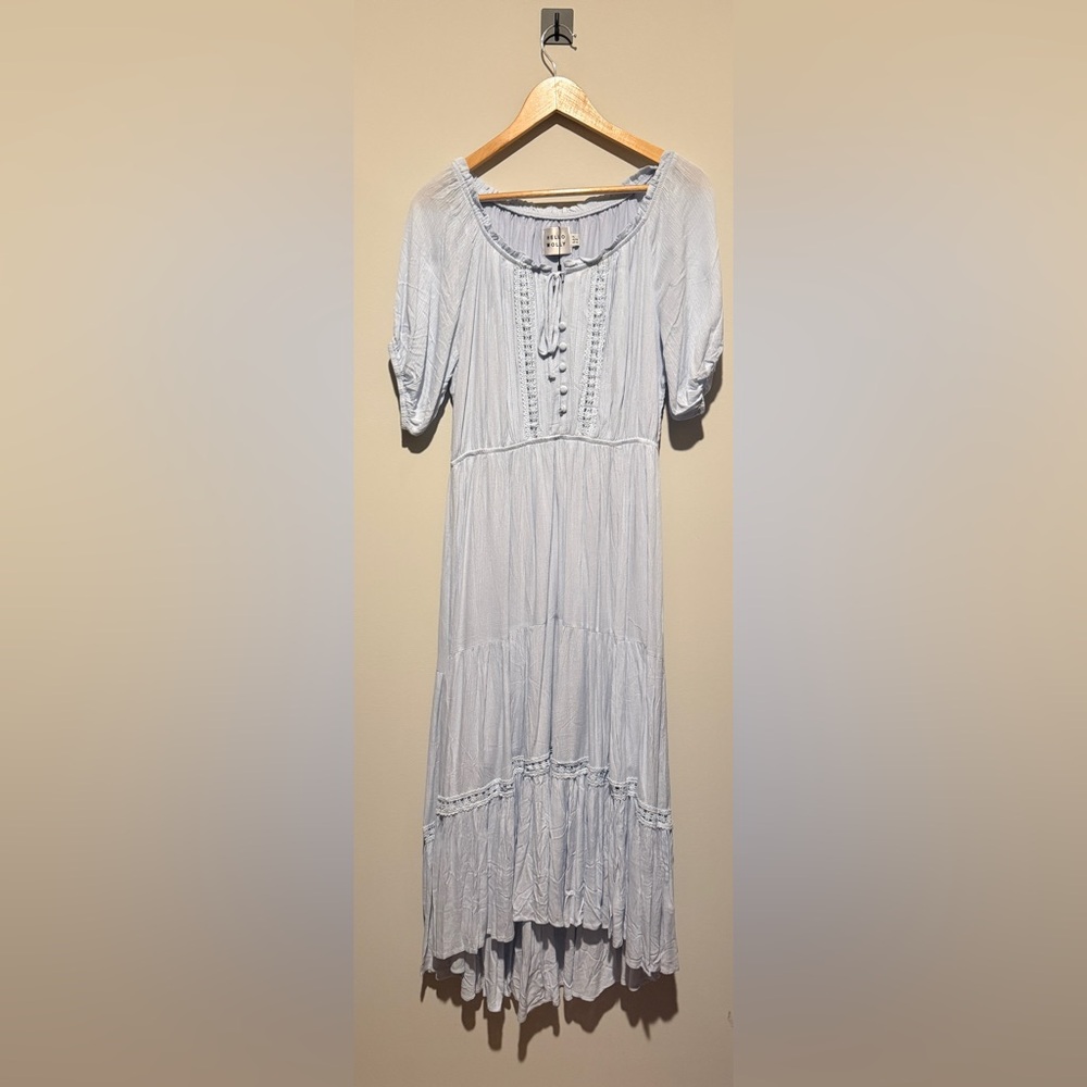 Hello Molly Light Blue Maxi Dress